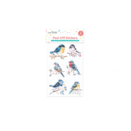 Little Birdie Peel off Sticker - Tweet Retreat, Approx 14.7 x 9.5cm 1sheet