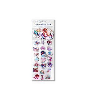 Little Birdie 3 in 1 Pack - Sticker, Embellishment & Ephemera - Mermaids and Pals