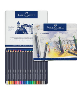 Faber-Castell Goldfaber Aqua Watercolour Pencils 24Pc