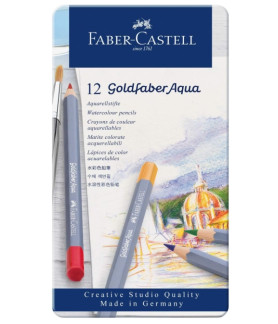 Faber-Castell Goldfaber Aqua Watercolor Pencils 12Pc
