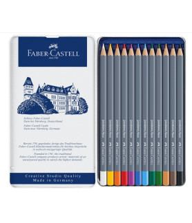 Faber-Castell Goldfaber Aqua Watercolor Pencils 12Pc