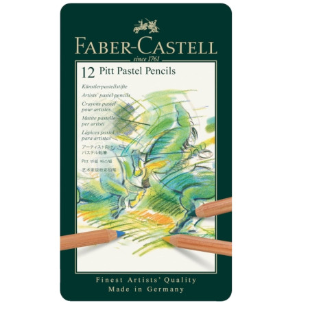 Faber-Castel Pitt Pastel Pencils 12Pc