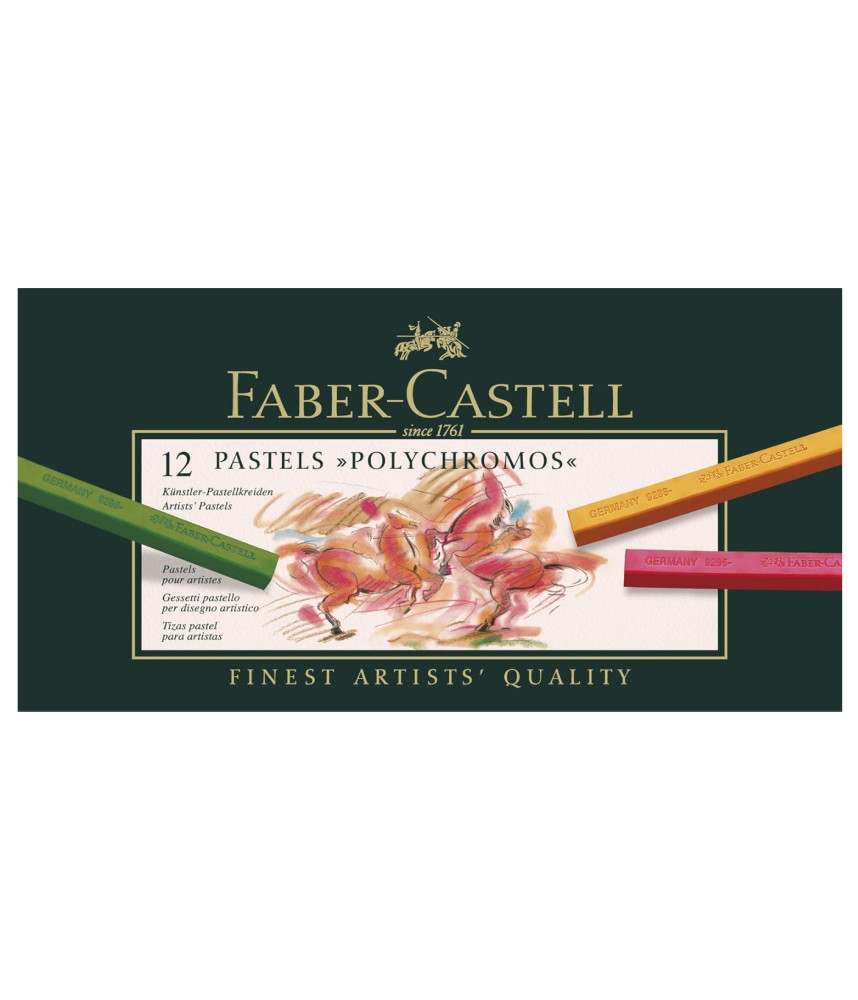 Faber-Castell Pastels Polychromos  12Pc