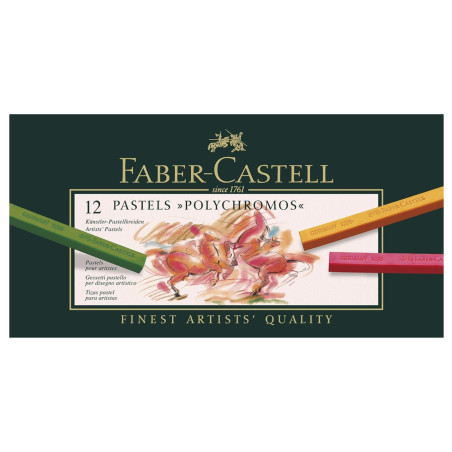 Faber-Castell Pastels Polychromos  12Pc