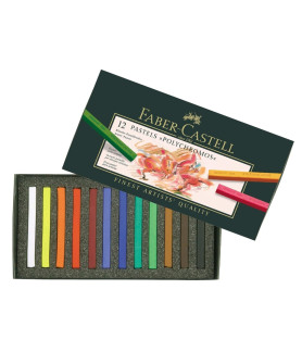 Faber-Castell Pastels Polychromos  12Pc