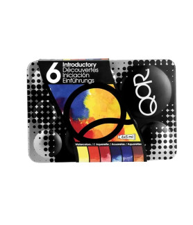 Golden-QoR Introductory  Watercolor Set 6 (6 x 5 ml tubes)