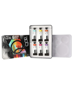 Golden - QoR High Chroma Watercolor Set 6 (6 x 5 ml tubes)