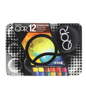 Golden-QoR Introductory Watercolour Set 12 (12x5ml tubes)