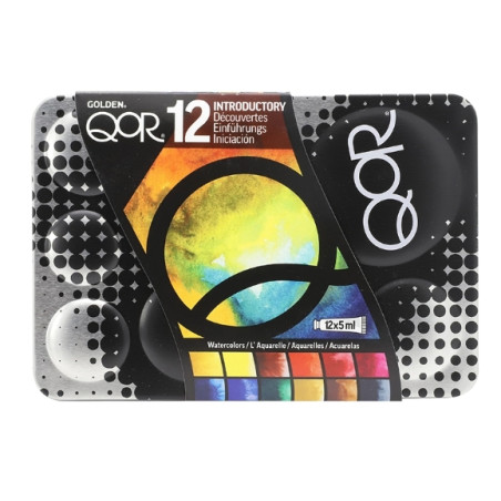 Golden-QoR Introductory Watercolour Set 12 (12x5ml tubes)