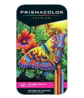 Prismacolor Premier Colored Pencils, Soft Core, 12Pc