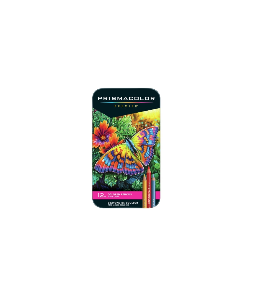 Prismacolor Premier Colored Pencils, Soft Core, 12Pc