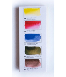 Aquarius Watercolour Paint Pan Set Roman Szmal 5pc