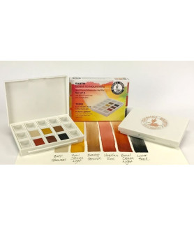 Daniel Smith Earth: Desert to Mountains Watercolour - Half Pan Set 6