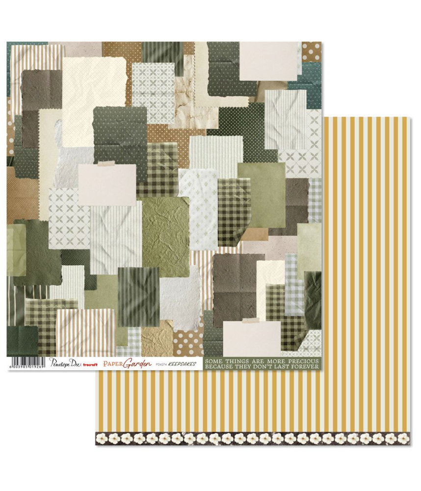 Penelope Dee Paper Garden 12 x 12 Scrapbook Paper - Keepsake