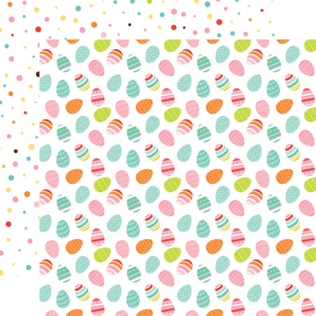 Echo Park 12x12 Easter Wishes Paper - Egg Hunt