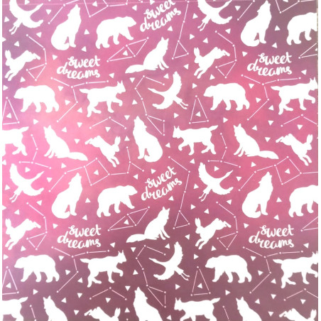 American Craft April & Ivy 12 x 12 Scrapbook Paper 022