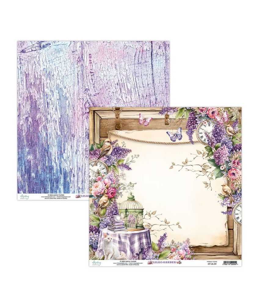 Mintay 12 x 12 Lilac Paper 04