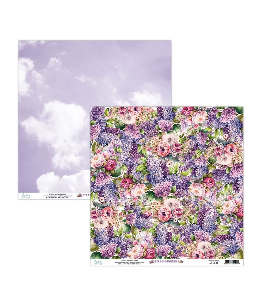 Mintay 12 x 12 Lilac Paper 05