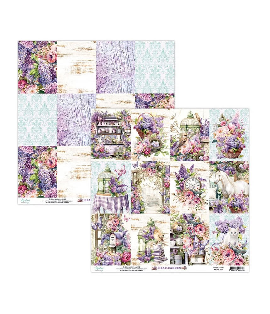 Mintay 12 x 12 Lilac Paper 06