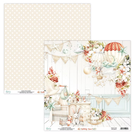 Mintay Lullaby Lane 12 x 12 Scrapbook Paper 01