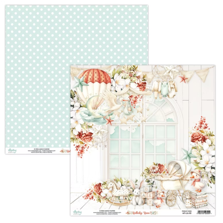 Mintay Lullaby Lane 12 x 12 Scrapbook Paper 03