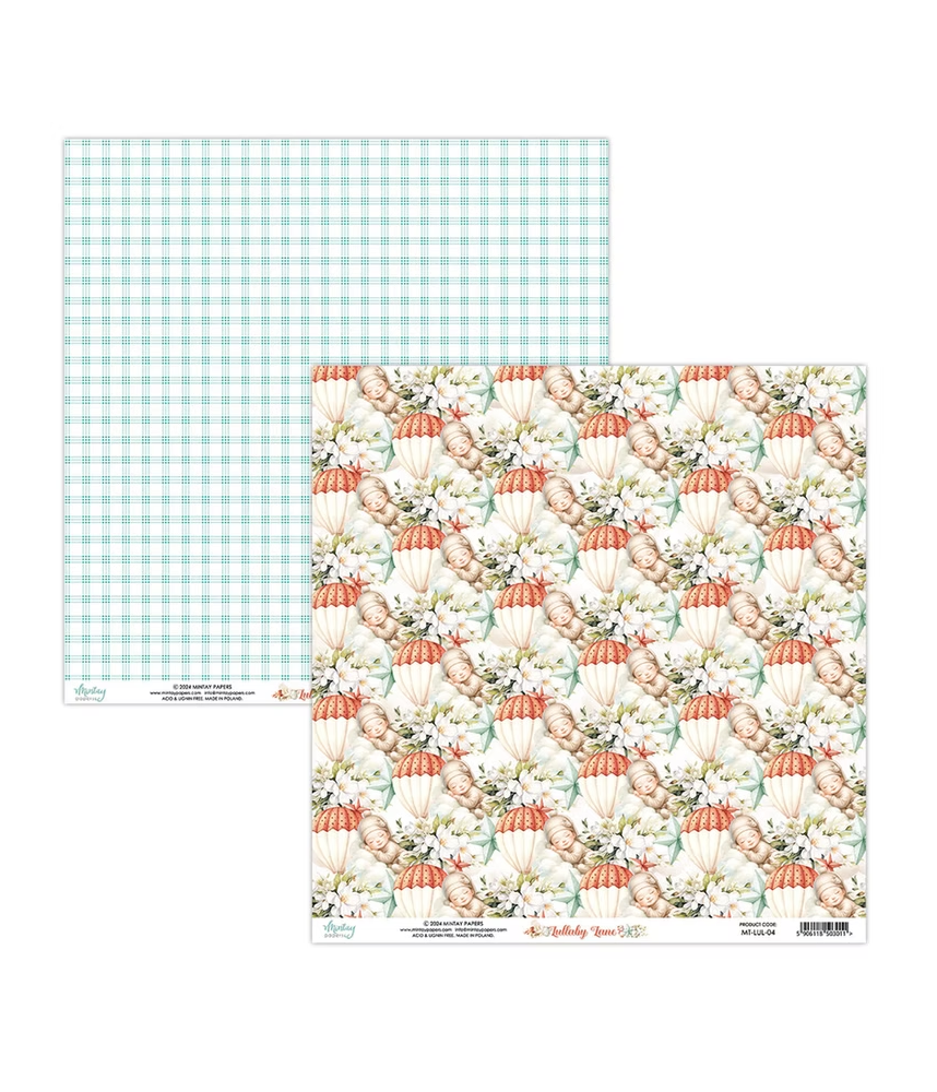 Mintay Lullaby Lane 12 x 12 Scrapbook Paper 04