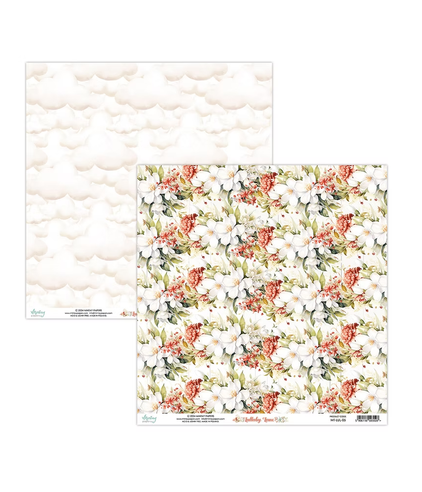 Mintay Lullaby Lane 12 x 12 Scrapbook Paper 05