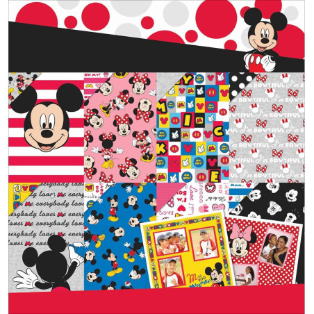 American Craft Disney Scrapbook Paper Pad 12x12 Mickey Friends Mickey Friend