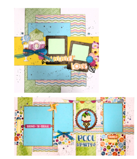 Scrapbook Studio Double & Single Kits - Summer Pool Party