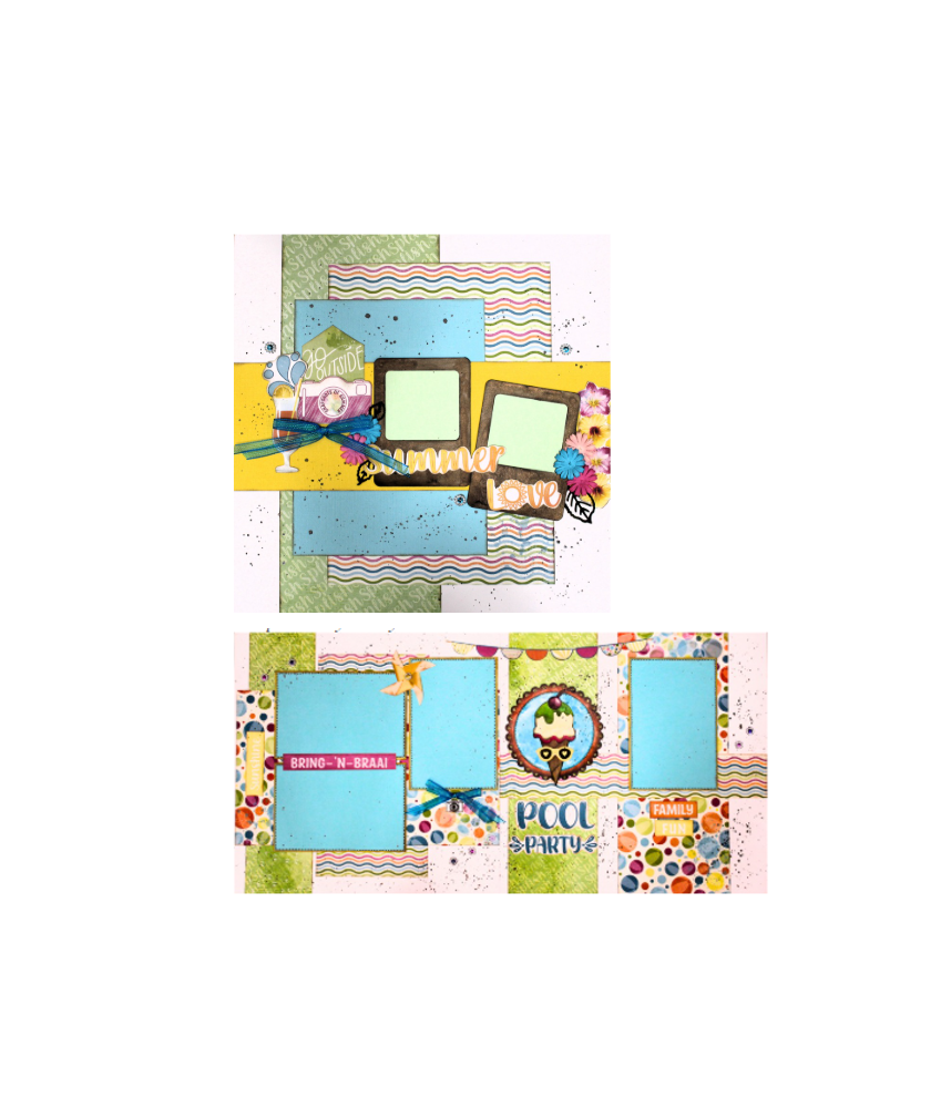 Scrapbook Studio Double & Single Kits - Summer Pool Party