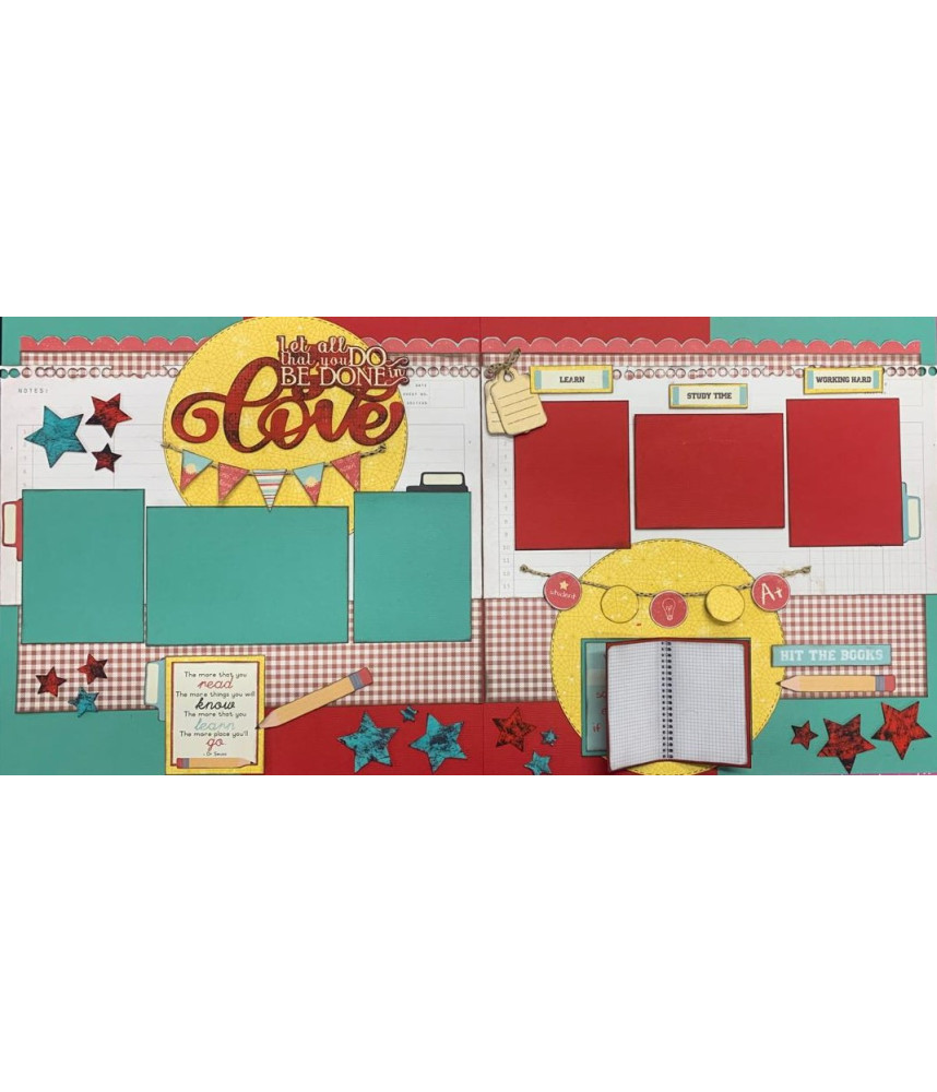 Scrapbook Studio Paper Kit by Yolande -School