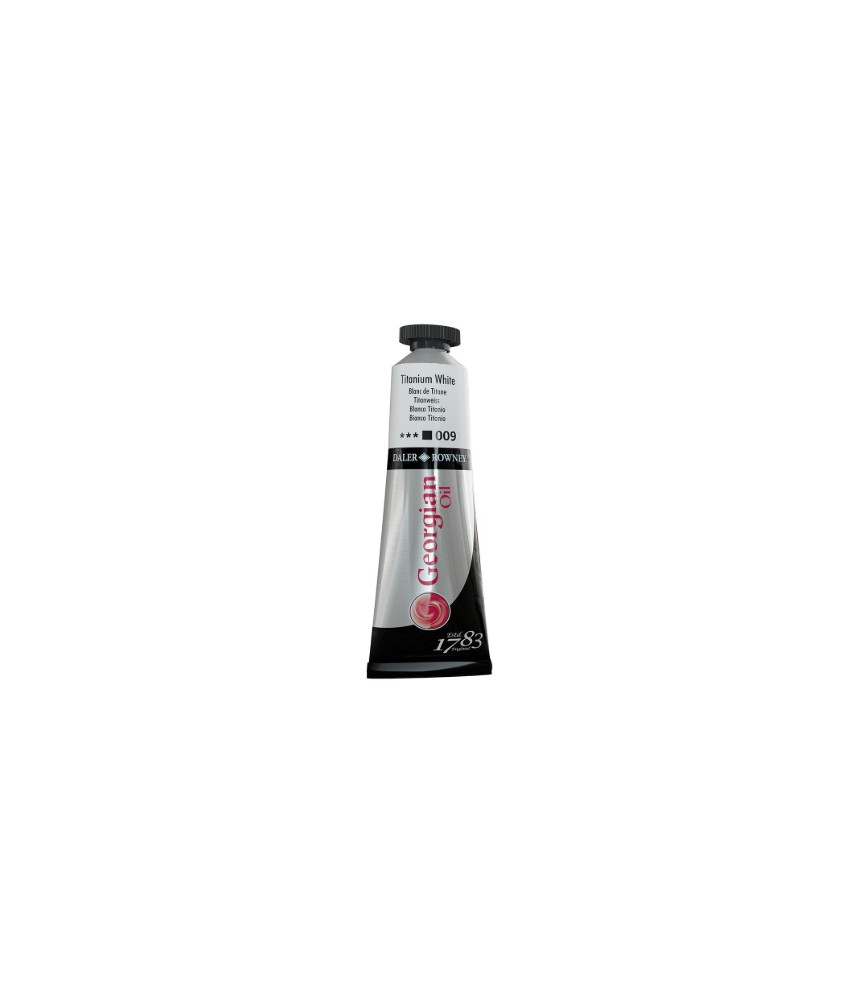 Daler Rowney Georgian Oil Paint 225ml Titanium White 009