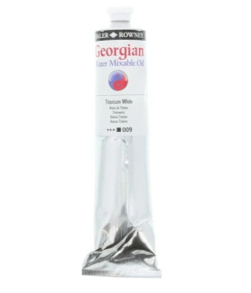 Daler-Rowney Georgian Water Mixable Oil Paint 200ml Titanium White 009