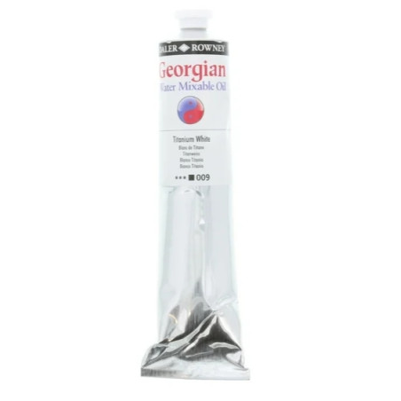 Daler-Rowney Georgian Water Mixable Oil Paint 200ml Titanium White 009
