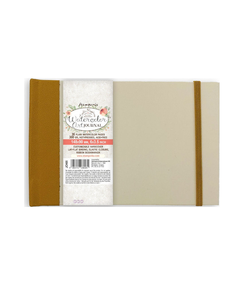 Stamperia Create Happiness 14,8x9cm Watercolour Art Journal JCH05