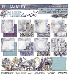 49 and Market 12 x 12 Paper Pack -Plume & Petals