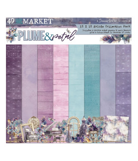 49 and Market 12 x 12 Paper Pack - Plume & Petal Solids