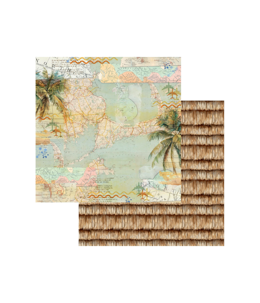 49 and Market Beach Vibes Paper - Saltwater