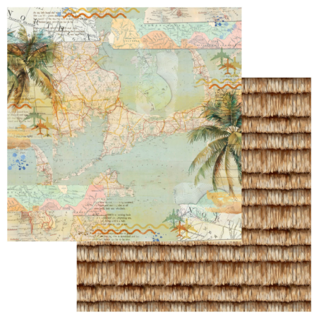 49 and Market Beach Vibes Paper - Saltwater