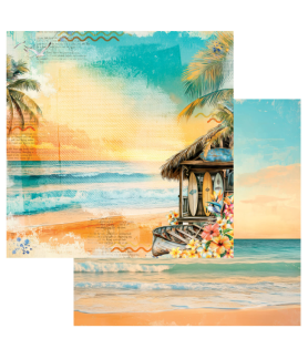 49 and Market Beach Vibes Paper - Tides