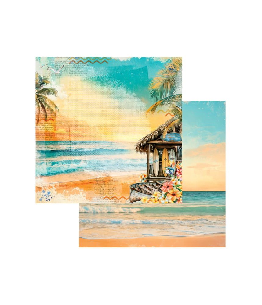 49 and Market Beach Vibes Paper - Tides