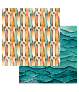 49 and Market Beach Vibes Paper - Surf