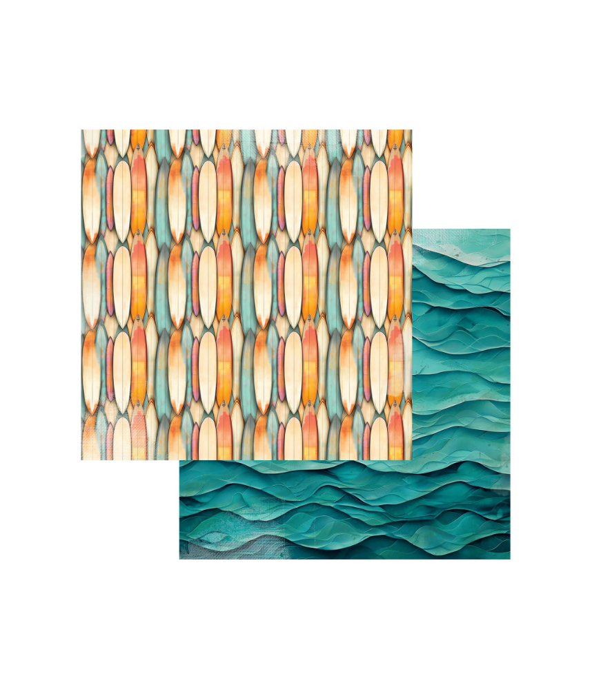 49 and Market Beach Vibes Paper - Surf