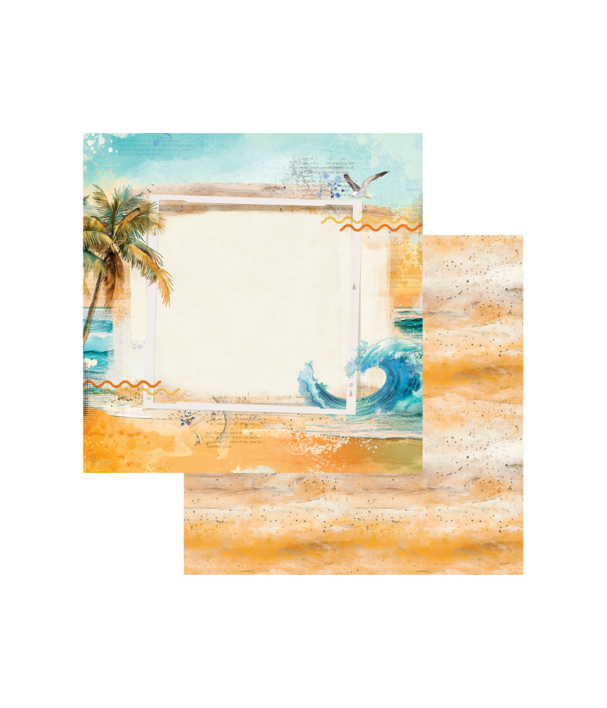 49 and Market Beach Vibes Paper - Shoreline