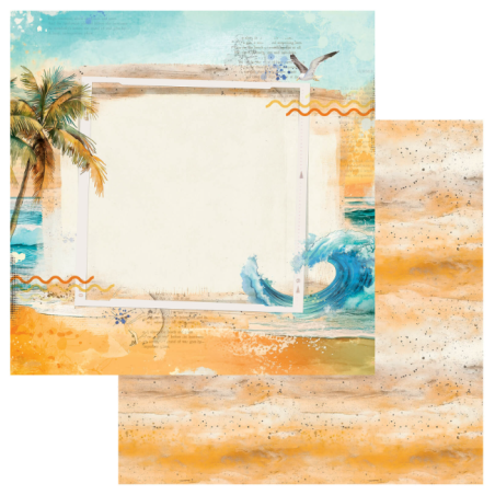 49 and Market Beach Vibes Paper - Shoreline