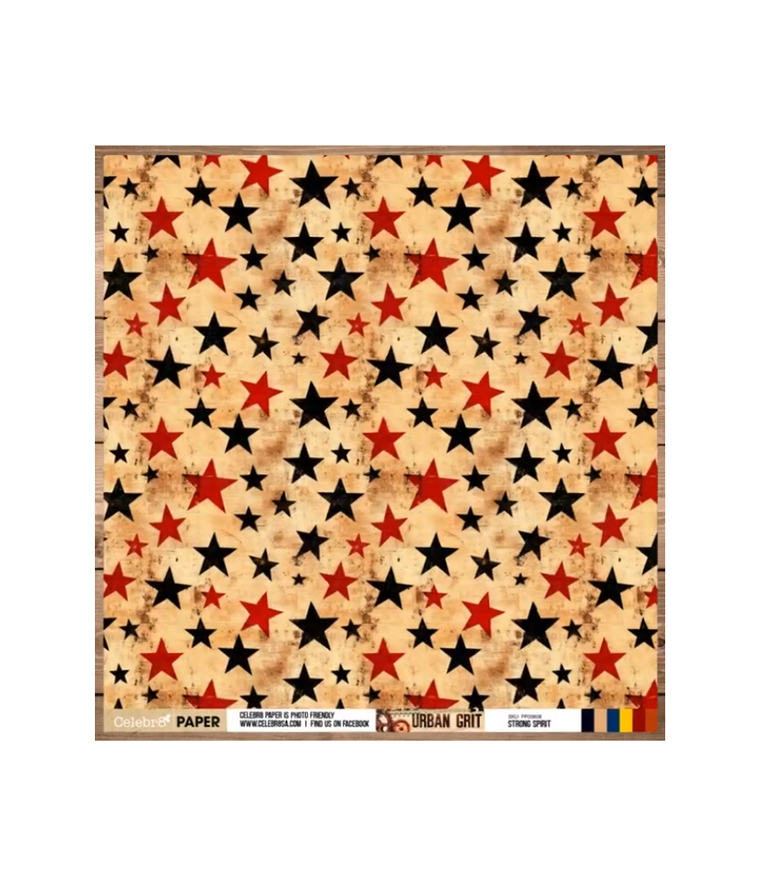Celebr8 Urban Grit Paper Strong Spirit