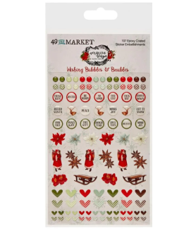 49 and Market Evergreen Season Wishing Epoxy Stickers -Wishing Bu