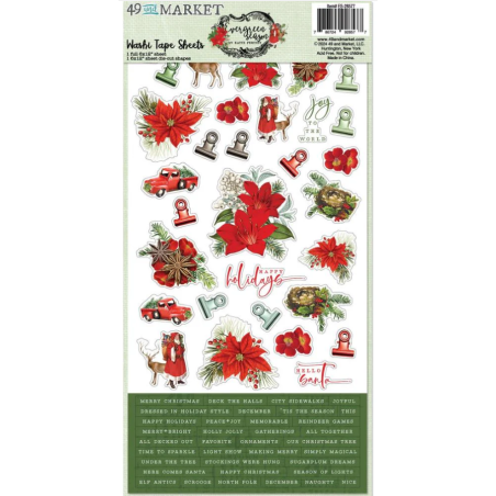 49 and Market Evergreen Season Washi Tape Sheet