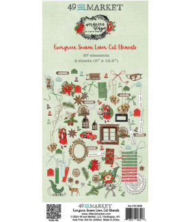 49 and Market Evergreen Season Laser Cut Elements