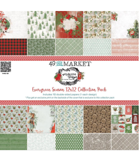 49 and Market 12 x 12 Paper Pack - Evergreen Season